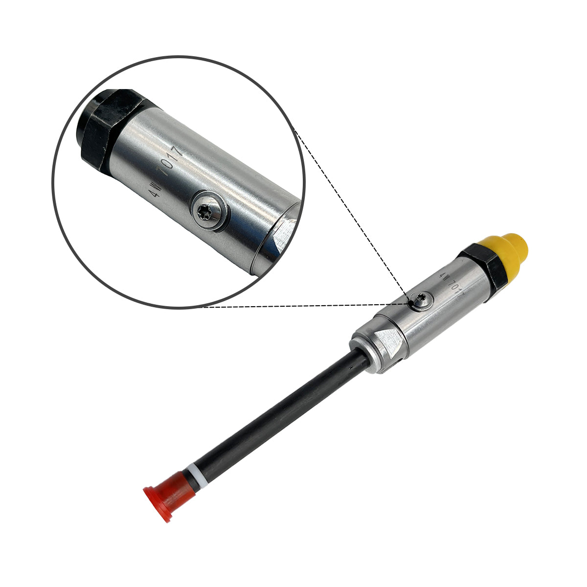 6PCS Fuel Injector Pencil Nozzle 4W7017 4W-7017 for CAT Caterpillar 3306 3406 3406B 3406C 3412 - Sinocmp