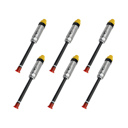 6PCS Fuel Injector Pencil Nozzle 4W7017 4W-7017 - Sinocmp