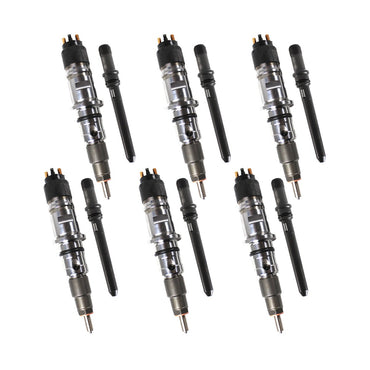 6PCS Diesel Fuel Injector with Tube 0445120050 for Dodge Ram 2500 3500 Cummins 6.7L 2007-2012