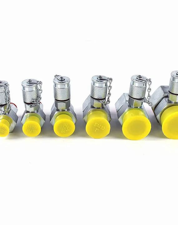 Tés hydrauliques pivotants ORFS, ensemble de couplage de Test, connecteur en t pour pelle, 6 pièces