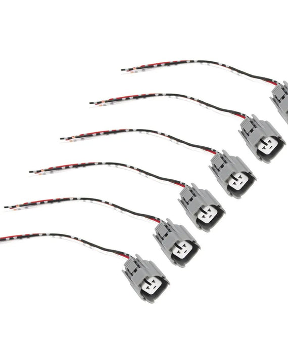 Connecteur de faisceau de capteur 3 lignes pour pelle Kobelco SK200-6, 6 pièces