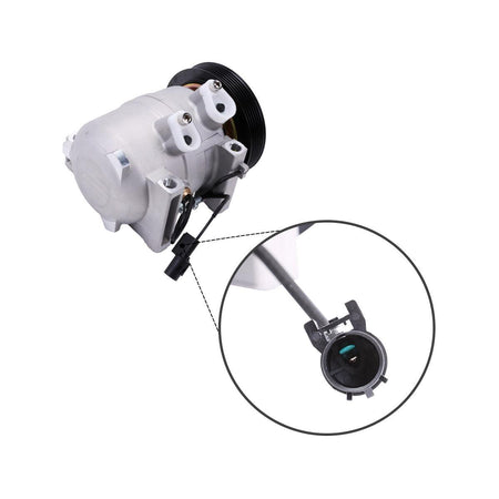 6PK A/C Compressor 12V 506021-7071 27630-95F0A Z0009087 for Nissan Sunny - Plug Detail
