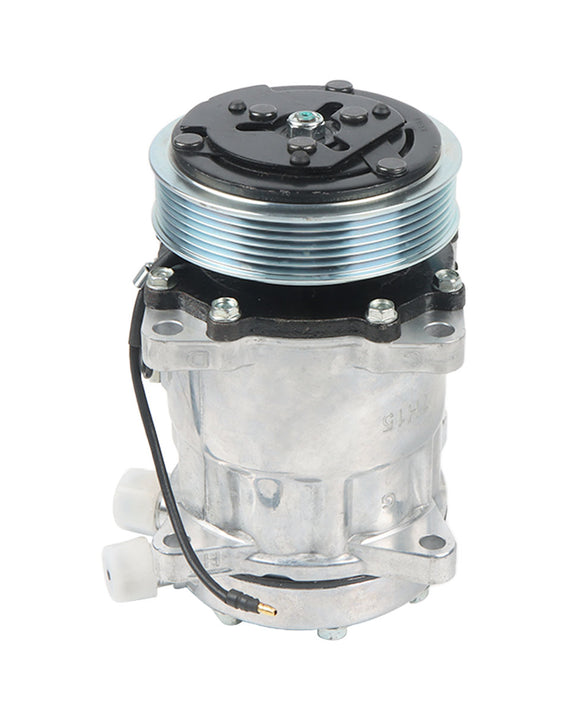Compresseur de climatisation A/C 6PK 82016157 pour tracteur New Holland 5640 6640