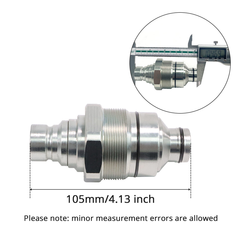 7246799 Hydraulic Male Flat Face Quick Connect Coupler for Bobcat T180 T190 T200 Excavator Loader - Sinocmp