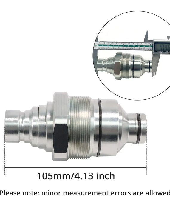 Coupleur hydraulique à connexion rapide mâle à Face plate, pour Bobcat E32 E34 E35 E42 E45 E50 E55, 7246799