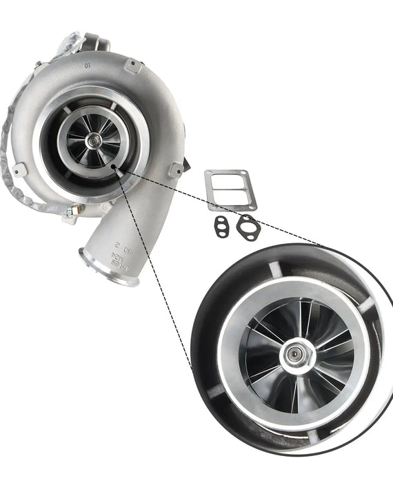 Turbocompresseur 750058-5001 239-9988 242-3492 pour moteur Cat C15