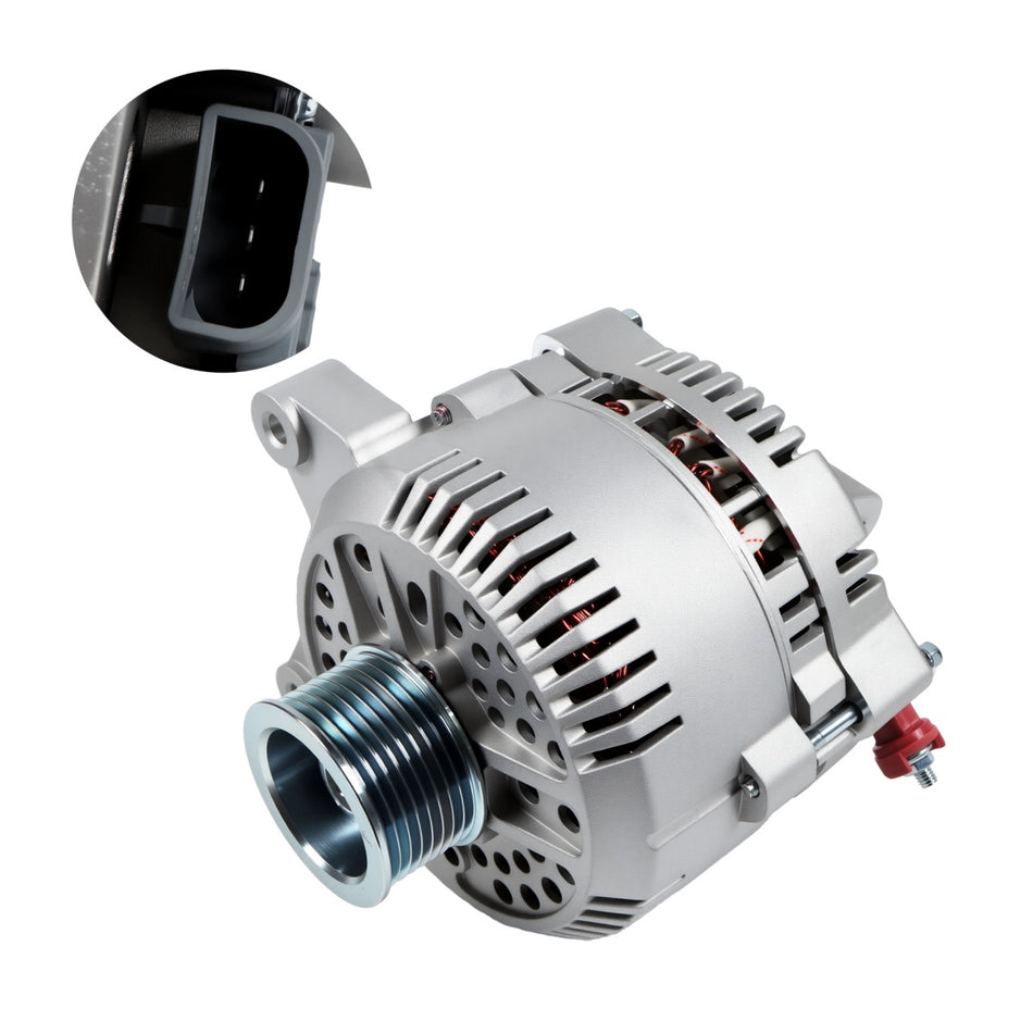 7791 F6PZ10346KARM Alternator 130A/8PK for Ford E-series 1997-1999 - Detail
