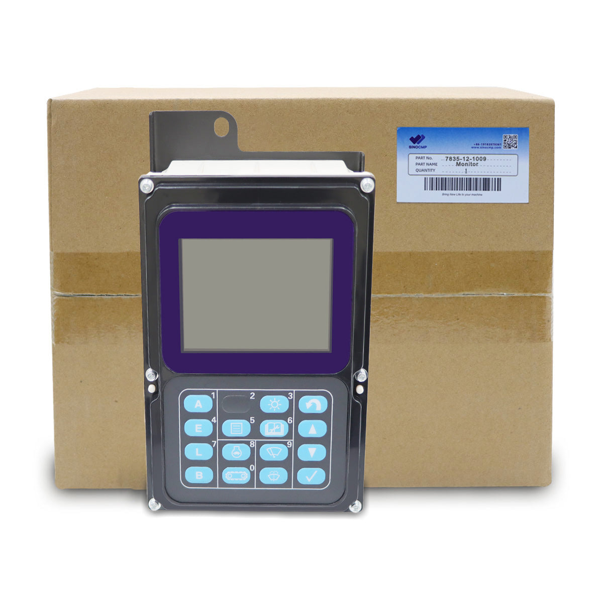 7835-12-1009 7835-12-1010 Monitor Display Panel for Komatsu PC200-7 PC220-7 PC300-7 - Sinocmp