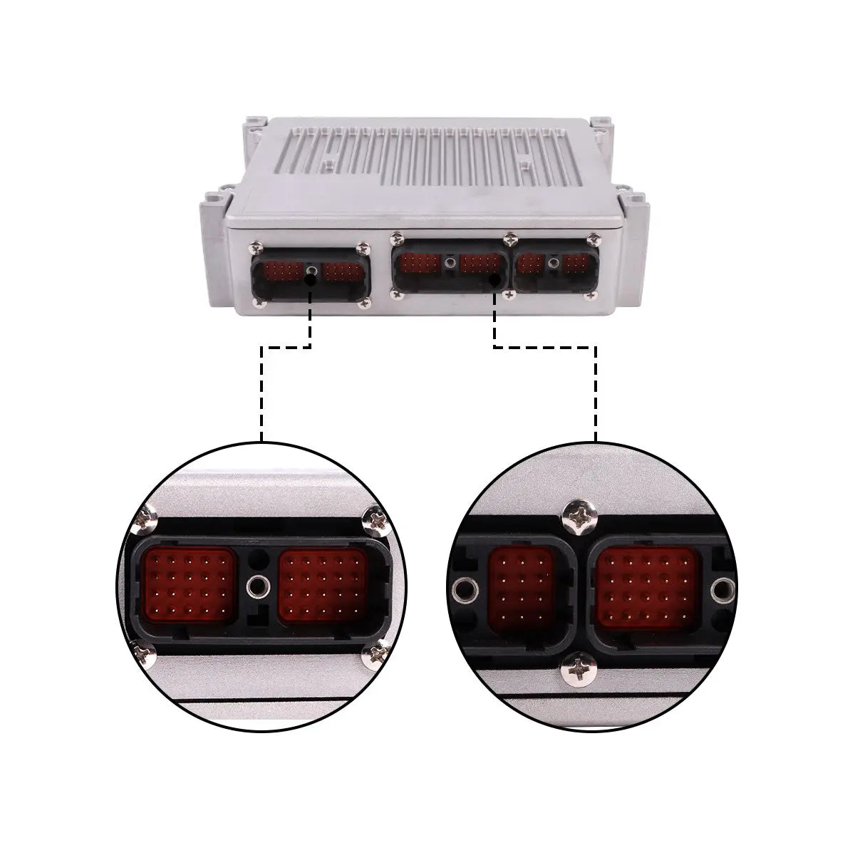 7835-26-1006 ECU Controller for Komatsu Excavator PC210-7 PC270-7 PC200-7 - Controller Plug Detail