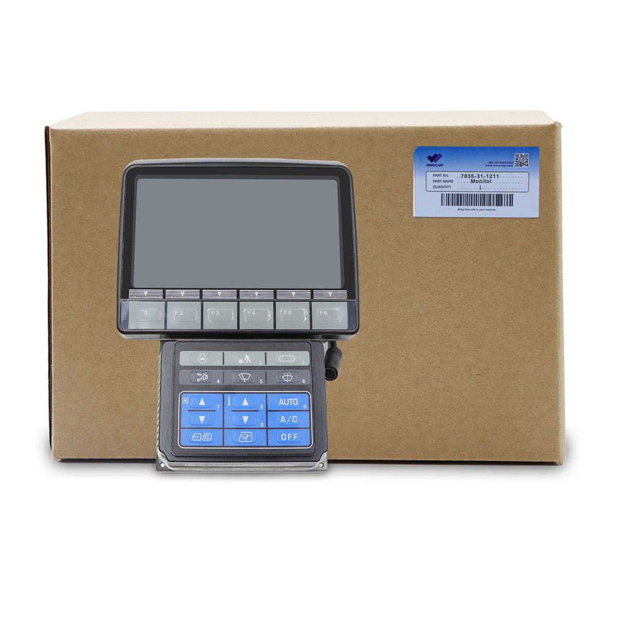 7835-31-1211 Monitor for Komatsu Excavator PC200-8 PC220-8 PC200LC-8