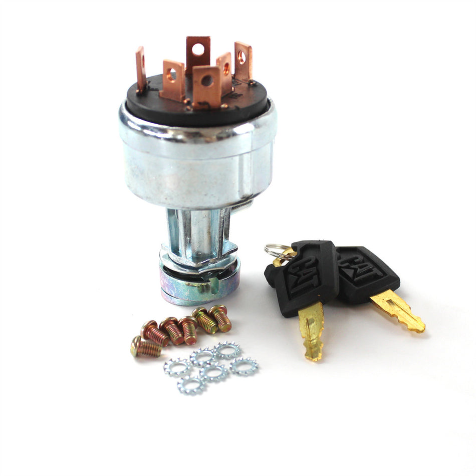 7Y-3918 Ignition Switch with 6 Pins for Cat E320B E330B E220B Excavator - Sinocmp