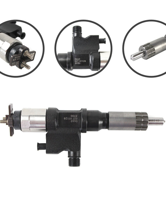 095000-6366 Injecteur ferroviaire commun pour le moteur ISUZU 4HK1 6HK1