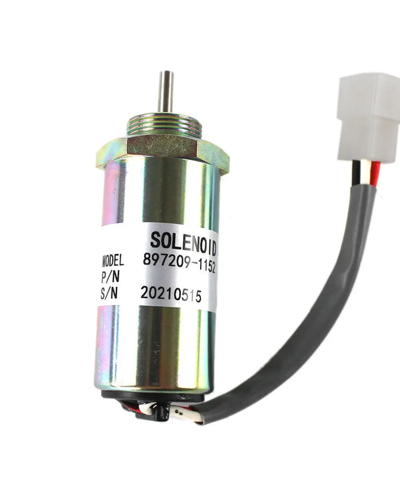 Électrovanne d'arrêt 897209-1152 MV2-40 24V pour Hitachi MV2-40 EX4U EX40U
