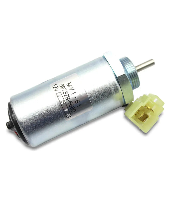 Solénoïde d'arrêt de carburant 897329 – 5680 MV1-18 12V, pour Hitachi EX50U Isuzu 4LE1