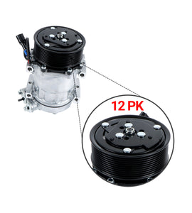 Compresor de aire acondicionado 10PK 12V 3611894C91 3611894C92 para camión Navistar internacional
