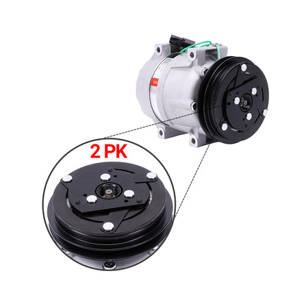 Klimakompressor 1PK 24V 11Q6-90040 11Q6-90041 für Hyundai Bagger HW140 HW160 - Detail
