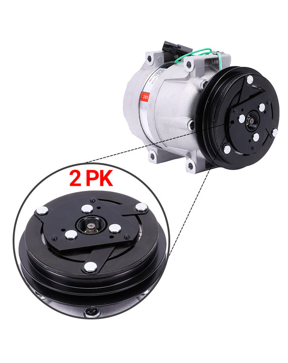 Compresseur A/C 1PK 24V 11Q6-90040 11Q6-90041 pour pelle Hyundai HW140 HW160