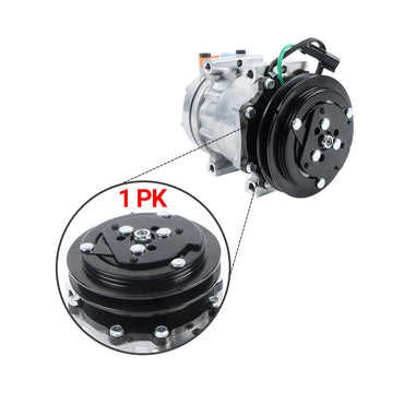 Compresor de aire acondicionado 1PK 24V 229-8994 2298994 para excavadora Caterpillar CAT 308C 314C 321C
