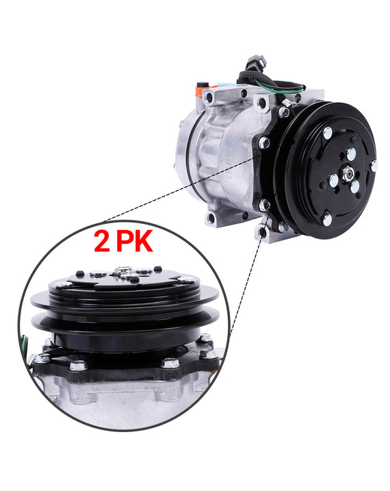 Compresseur A/C 1PK 24V 259-7245 CA2597245 189-2746 pour Carterpillar CAT 308D 314DCR