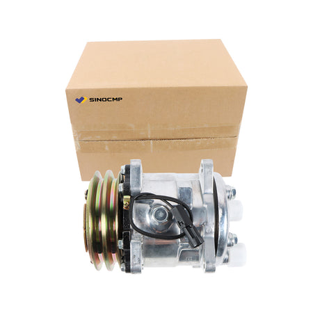A/C Compressor 2PK 12V 1911506010 for Takeuchi Excavator TB145 TB153FR TB180FR - Package