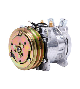 Compresor de aire acondicionado 2PK 12V 345-4547 509-3951 para cargador Caterpillar CAT 259D 279D 246D