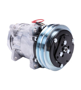 Compresor de aire acondicionado 2PK 12V 3712528M2 3782613M2 para tractor Massey Ferguson 375 383