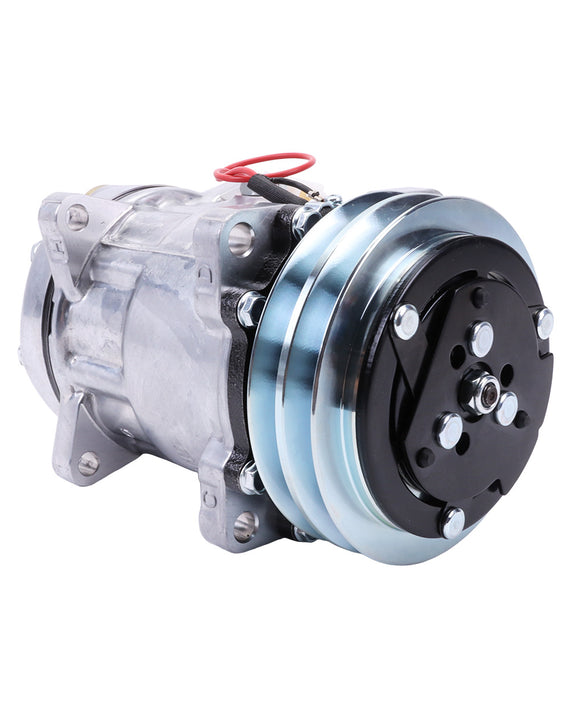 Compresseur A/C 2PK 12V 3712528M2 3782613M2 pour tracteur Massey Ferguson 375 383