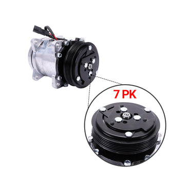 Compresor de aire acondicionado 5PK 12V 7023585 7279139 para cargador Bobcat S550 S590 S595 S630 S650