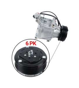 A/C Compressor 6PK 12V MIA10103 16001929-104 for John Deere Utility Tractor 4320 4520