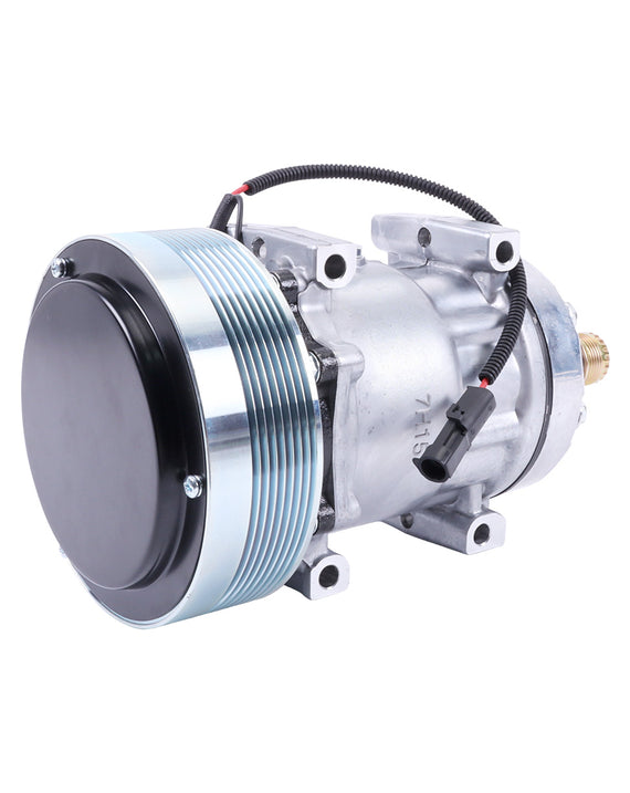 Compresseur A/C 8PK 12V 317008A3 86993463 pour moteur New Holland TG255 TG285 TG210