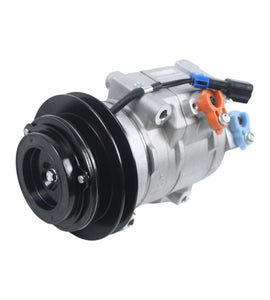 Compresor de aire acondicionado 1PK 12V SJ17273 para tractor John Deere 5045E 5055E 5058E 5067E 5075M