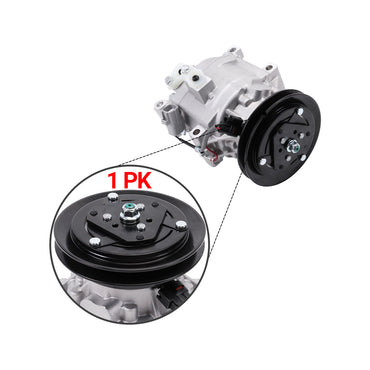 Compresor de aire acondicionado 1PK 6244536M92 para tractor Kubota L3240 L3430