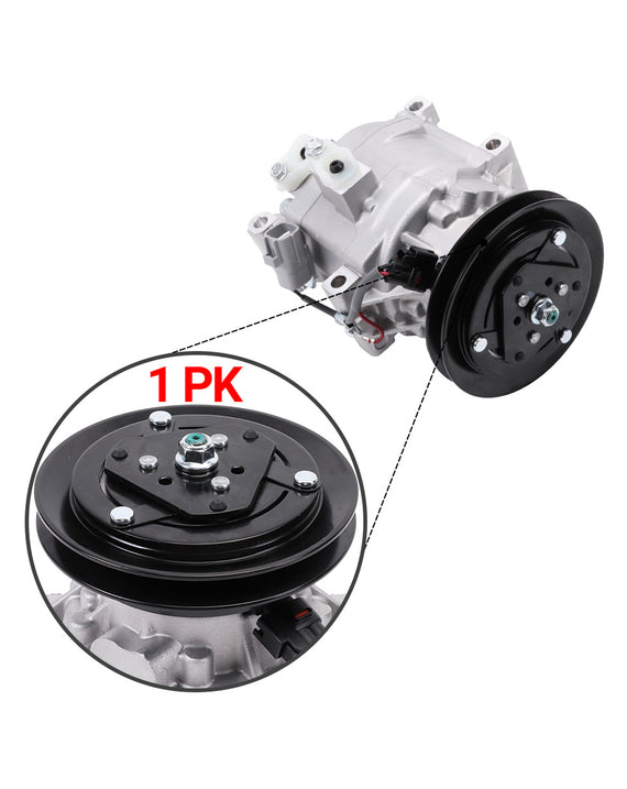 Compresseur de climatisation SCSA06C 6A671-97110 6A671-97114 pour Kubota série L M