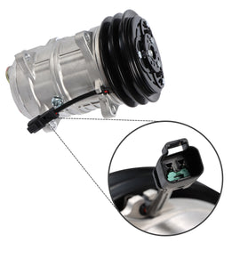 A/C Compressor 276-9875 for Caterpillar CAT 287C 277C 297C 239D 262C 226D 232D