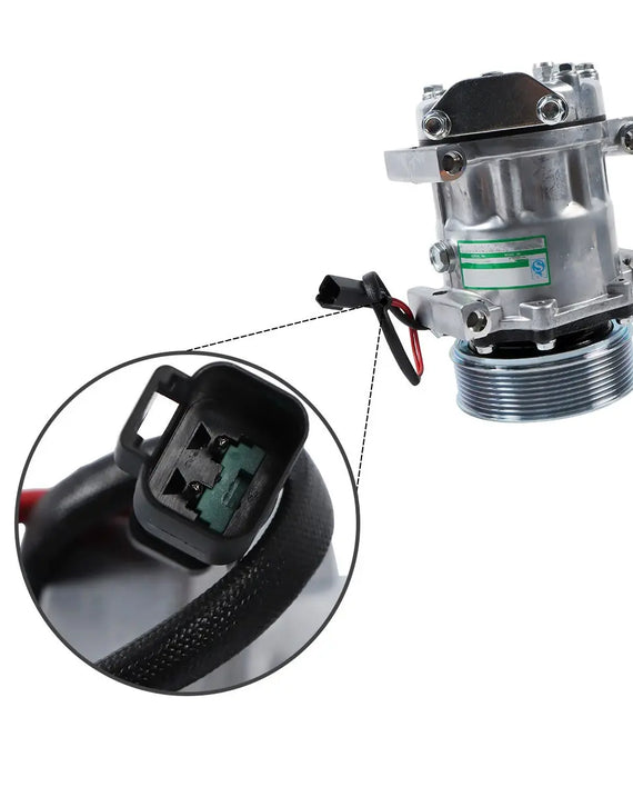 Compresseur A/C 8PK 32008562 320/08562 12V pour chargeuse-pelleteuse JCB 1CX 2CX 3CX 4CX 2CXS