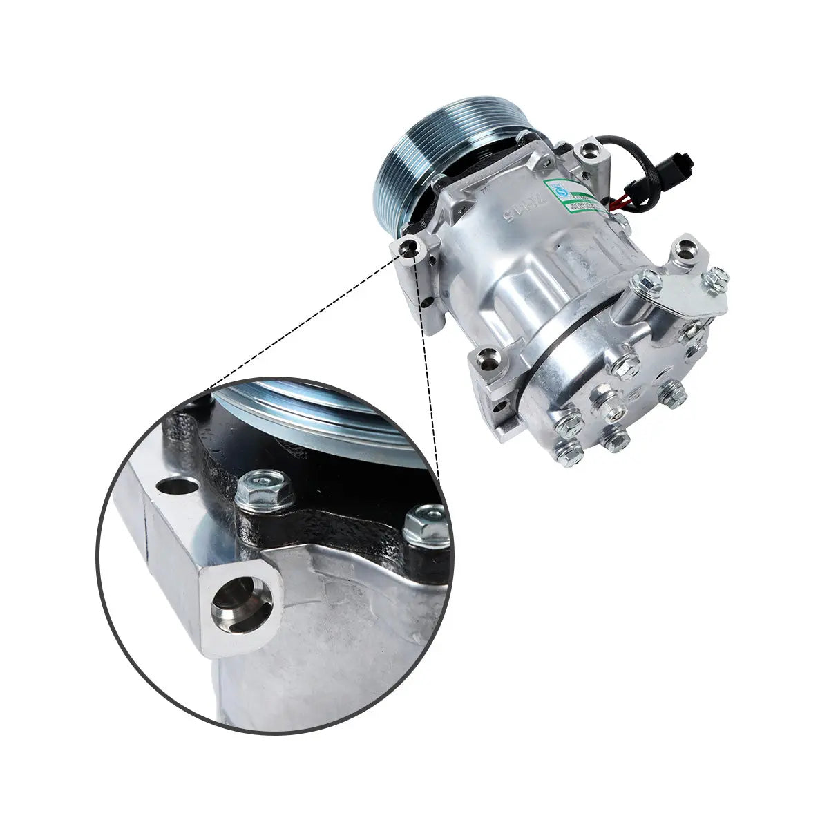 A/C Compressor 32008562 320/08562 for JCB Backhoe Loader 1CX 2CX 3CX 4CX 2CXS SINOCMP