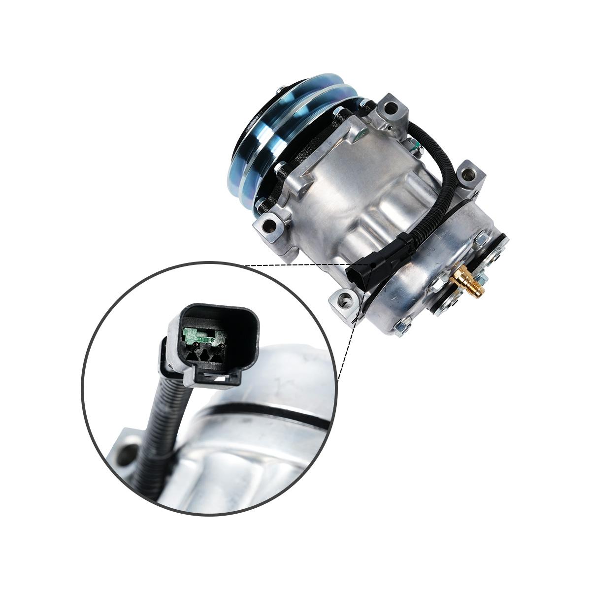 A/C Compressor 415-2557 for CAT Engine C2.6 C3.3B Excavator 307 307E 307E2 308E 308E2 - Plug Detail