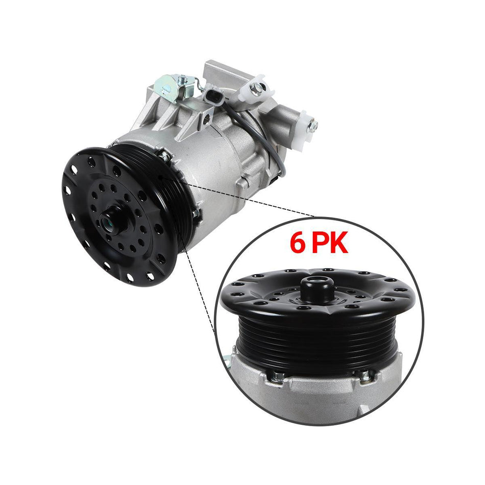 A/C Compressor 447260-2331 447260-2333 6PK for Toyota Auris 1.4 YARIS Corolla VITZ 1.0 1.3 1.4 - Detail