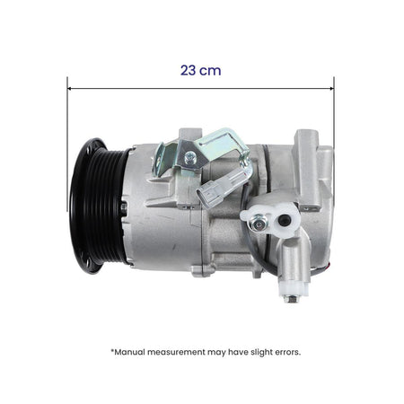 A/C Compressor 447260-2331 447260-2333 6PK for Toyota Auris 1.4 YARIS Corolla VITZ 1.0 1.3 1.4 - Dimension