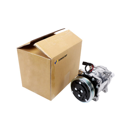 A/C Compressor 4PK 12V QP5H11-1812 for Bobcat Loader T550 T595 T630 T650 S595 S550 -Package