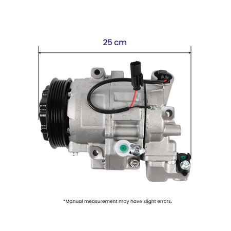 A/C Compressor 5PK 0002305911 0002309411 0002307911 A0002305911 for Mercedes-Benz A160 W168 - Dimension