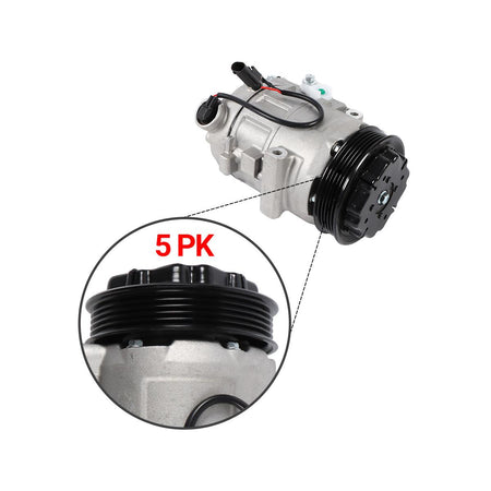 A/C Compressor 5PK 0002305911 0002309411 0002307911 A0002305911 for Mercedes-Benz A160 W168 - Groove Detail