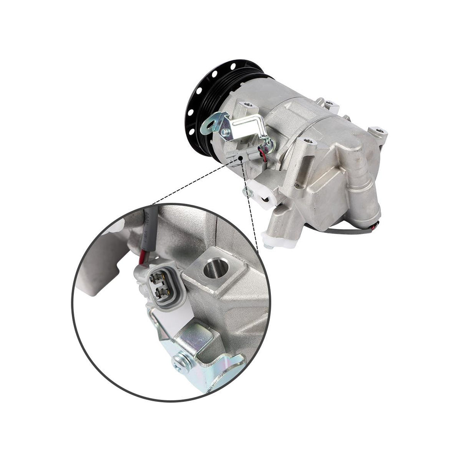 A/C Compressor 5SER09C 4PK 447260-2330 447280-6600 for Toyota Yaris - Plug Detail