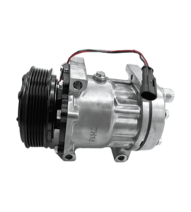 Compresor de A/C 6PK 12V 47358876 para Tractor Case 110U 115U 105U 100C 120C 120U 90C