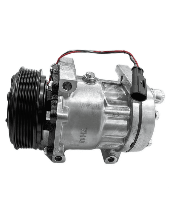 Compresseur A/C 47358876 SD7H15 6PK 12V, 1 pièce, Compatible avec boîtier tracteur FARMALL 110U 115U 105U 100C 120C 120U 90C 110C