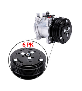 Compresor de aire acondicionado 6PK 12V 7279628 7280493 para cargadora compacta Bobcat A770 L750 S650