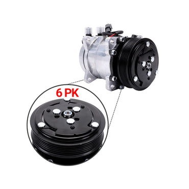 Compresor de aire acondicionado 6PK 12V 7279628 7280493 para cargadora compacta Bobcat A770 L750 S650