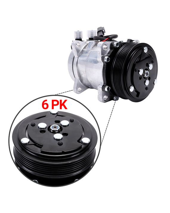 Compresseur A/C 6PK 12V 7279628 7280493 pour chargeuse compacte Bobcat A770 L750 S650