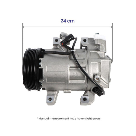 A/C Compressor 6PK 92600-JG30A 92600-JG300 for Nissan X-TRAIL(T31) 2007–2014 - Dimension