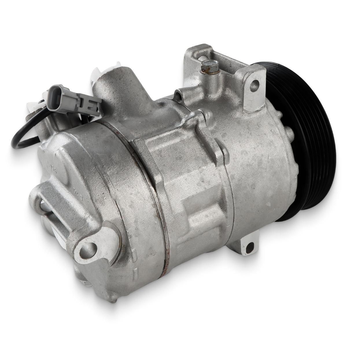 AC Compressor 6SEU16C 6PK 12V 55111610AB for 2008–2017 Jeep Compass Jeep Patriot Dodge - Side View
